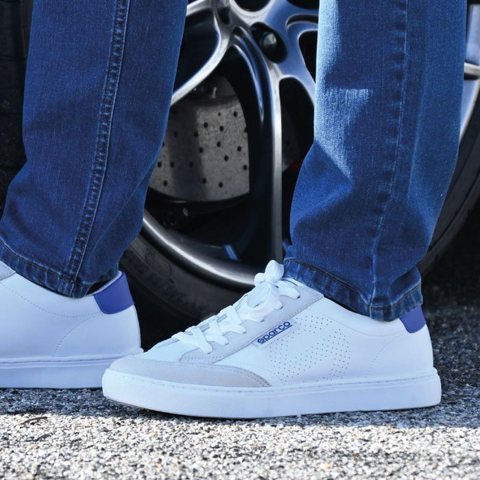 Sparco S-time Sneakers Deportivos Blanco/Azul Talla 38