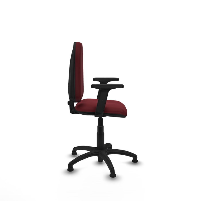 PIQUERAS Y CRESPO Silla de oficina Aýna Granate con Brazos 2D PIQUERAS Y CRESPO Silla de oficina Aýna Granate con Brazos 2D