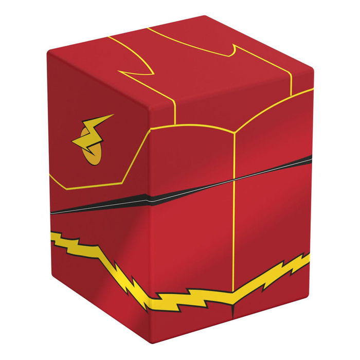 Ultimate Guard Squaroes DC Justice League The Flash - Caja Mazo para Cartas Coleccionables TCG, 100 Cartas Doble Funda, 78% Materiales Renovables