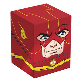 Ultimate Guard Squaroes DC Justice League The Flash - Caja Mazo para Cartas Coleccionables TCG, 100 Cartas Doble Funda, 78% Materiales Renovables