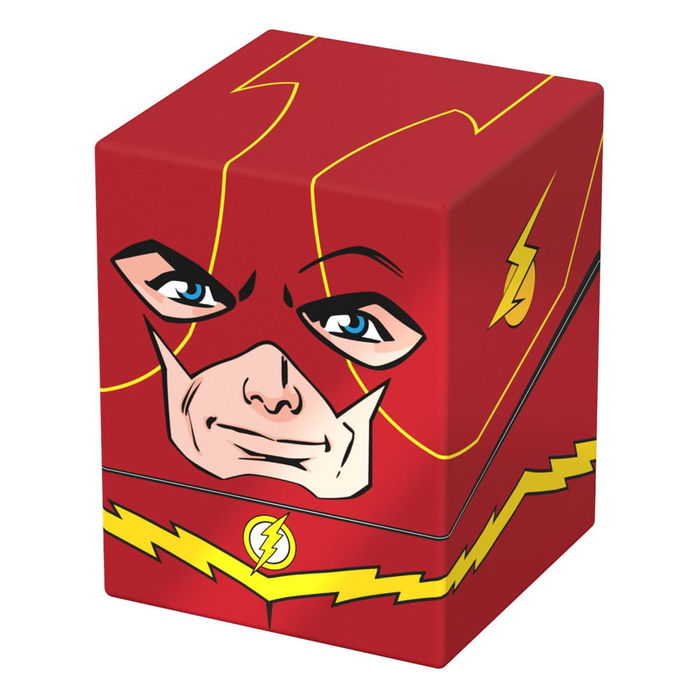 Ultimate Guard Squaroes DC Justice League The Flash - Caja Mazo para Cartas Coleccionables TCG, 100 Cartas Doble Funda, 78% Materiales Renovables