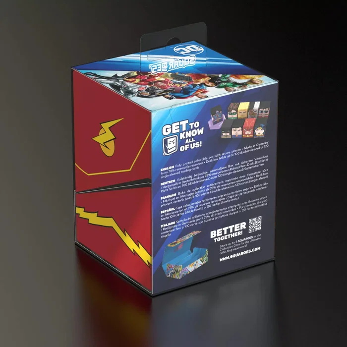 Ultimate Guard SQR-010001-240-011-00 Caja para Mazo Squaroes The Flash Justice League, Multicolor Ultimate Guard SQR-010001-240-011-00 Caja para Mazo Squaroes The Flash Justice League, Multicolor