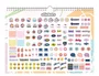 Liderpapel Planning calendario Teens 2027 44x32cm con pegatinas