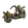 DKD Home Decor Figura de Resina Motocicleta Gris