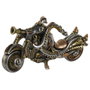 DKD Home Decor Figura de Resina Motocicleta Gris