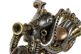 DKD Home Decor Figura Gris Multicolor 11 x 14 x 30 cm