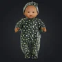 Corolle Pijama Infantil con Estrellas Fosforescentes que Brilla en la Oscuridad - Fácil de Poner - 36 cm