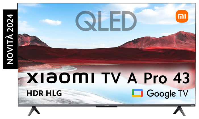 XIAOMI TV QLED A PRO 2025 43 pulg 4K Ultra HD Gris, Titanio