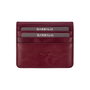 Zoozie Bags Cartera de Hombre Rojo Clarete en Piel Auténtica 100%