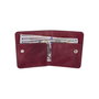 Zoozie Bags Cartera de Hombre Rojo Clarete en Piel Auténtica 100%