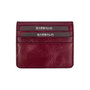 Zoozie Bags Cartera de Hombre Rojo Clarete en Piel Auténtica 100%