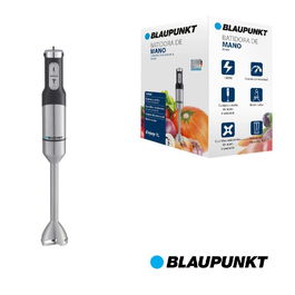 BLAUPUNKT Batidora de Varilla 1500W con Vaso de Acero Inoxidable, Selección de Velocidad y Botón Turbo