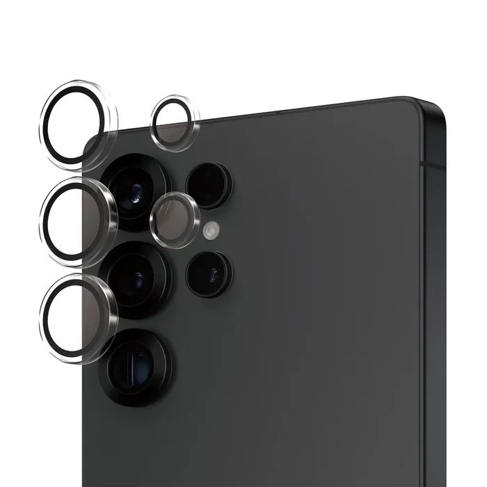 PanzerGlass Hoops Camera Lens Protector Transparente Anti-Huellas Vidrio Templado para Samsung Galaxy S25 Ultra - 1 Pieza