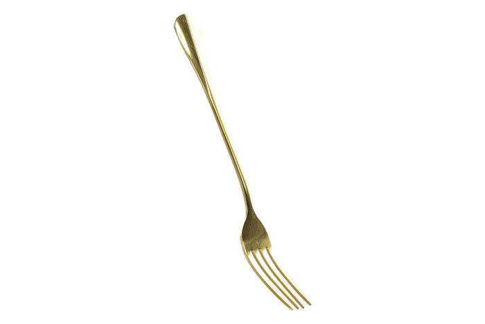 DKD Home Decor Juego de cubertería Chic Mision, 16 piezas, Dorado