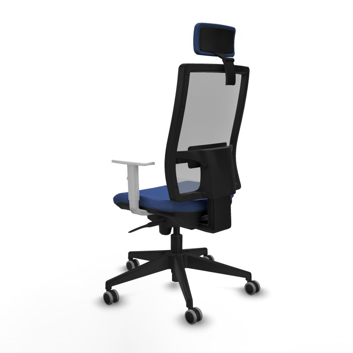 PIQUERAS Y CRESPO Silla de oficina Horna con mecanismo Sincro, Azul marino y Gris PIQUERAS Y CRESPO Silla de oficina Horna con mecanismo Sincro, Azul marino y Gris