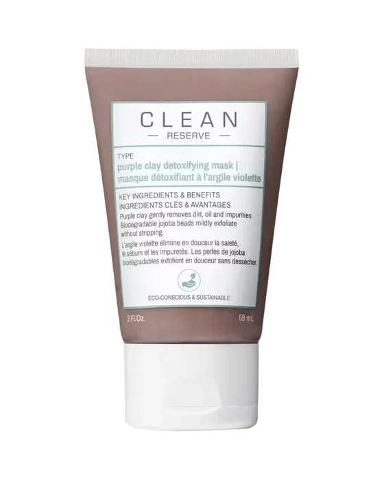 Clean Purple Clay Mascarilla de arcilla Desintoxicante, 59 ml Clean Purple Clay Mascarilla de arcilla Desintoxicante, 59 ml