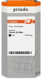 Prindo Cartucho de tinta negro PRICGI55BK Classic