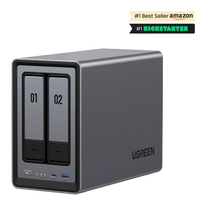 Ugreen NASync DXP2800 NAS 2 Bahías, Intel N100, 8GB DDR5, Compacto Ugreen NASync DXP2800 NAS 2 Bahías, Intel N100, 8GB DDR5, Compacto