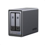 UGREEN DXP2800 NAS System 2 Bahías, Intel® N N100, 8 GB DDR5, 64 TB Max, Negro