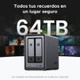 UGREEN DXP2800 NAS System 2 Bahías, Intel® N N100, 8 GB DDR5, 64 TB Max, Negro