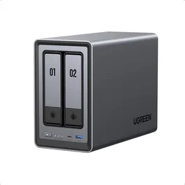 Ugreen NASync DXP2800 NAS 2 Bahías, Intel N100, 8GB DDR5, Compacto