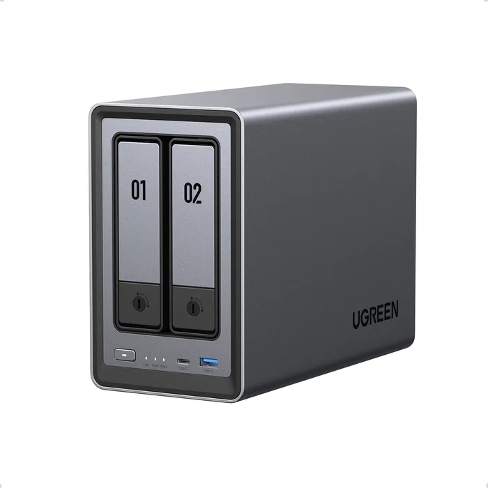 UGREEN NASync DXP2800 NAS de 2 bahías con Intel N100 y 8 GB DDR5