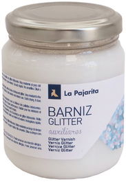 Barniz Pajarita Glitter Iridiscente 175Ml (Frasco) (Set de 3)