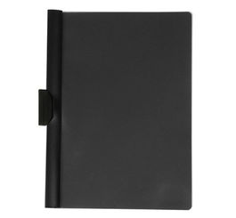 Dosier Clip Office Box Pp Clip-It A4 Pinza Plastico 60H Negro (Set de 10)