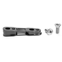 Absolute Black Adaptadores Flat-Mount para Pinzas de Freno Shimano Aluminio Aeroespacial Tornillos Titanio 160mm