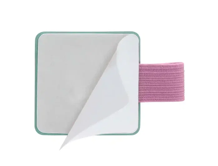 Antartik Portaboligrafo Autoadhesivo con Elastico hasta 15 mm Grosor, Turquesa y Rosa, Para Cuaderno Note