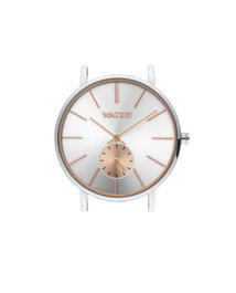 Watxandco WXCA1003 Reloj para Mujer Plateado