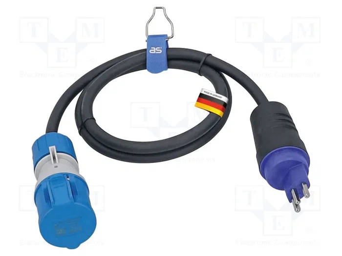 AS SCHWABE Prolongador de alimentación H07RN-F 3G2,5mm2 1,5m AS SCHWABE Prolongador de alimentación H07RN-F 3G2,5mm2 1,5m