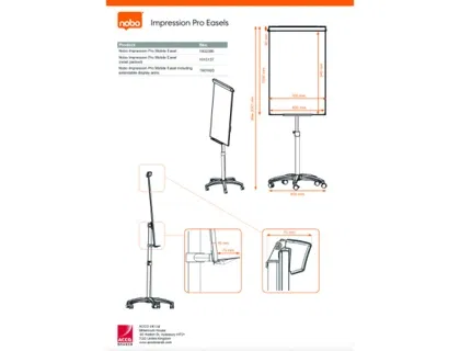Nobo Pizarra Conferencia Blanca Magnética Acero Lacado Móvil 2000x600x700 mm Nobo Pizarra Conferencia Blanca Magnética Acero Lacado Móvil 2000x600x700 mm
