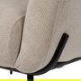 Sillón Beige Tejido-Metal 77 X 72 X 68 cm