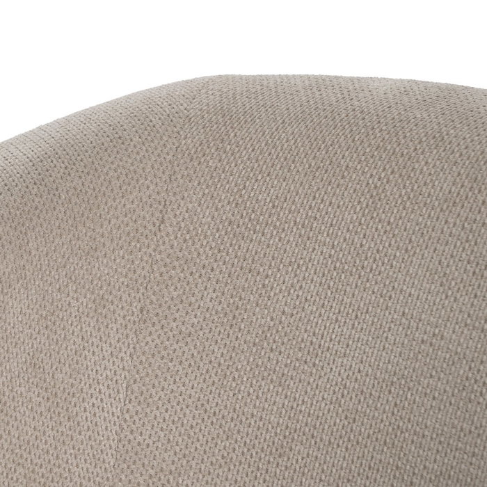 Sillón Beige Tejido-Metal 77 X 72 X 68 cm