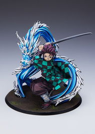 Aniplex Estatua Demon Slayer: Kimetsu no Yaiba en PVC - Altura Aprox. 19 cm con Caja Mostrador