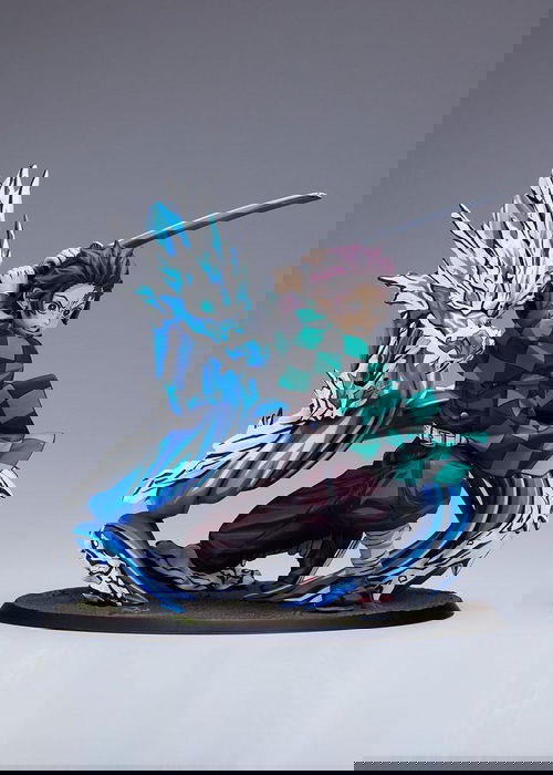 Aniplex Estatua Demon Slayer: Kimetsu no Yaiba en PVC - Altura Aprox. 19 cm con Caja Mostrador