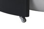 DKD Home Decor Mesa Centro Moderno Min nim mal Negro Blanco Roto Cristal MDF 120 x 37 x 85 cm