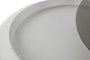 DKD Home Decor Mesa Centro Moderno Min nim mal Negro Blanco Roto Cristal MDF 120 x 37 x 85 cm