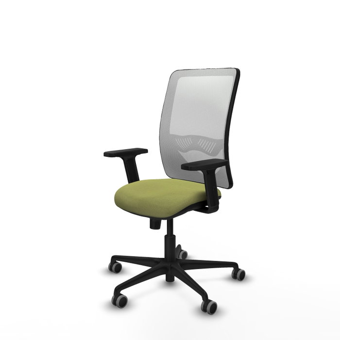 PIQUERAS Y CRESPO Silla de oficina Zulema con mecanismo Sincro, Verde oliva y Blanco PIQUERAS Y CRESPO Silla de oficina Zulema con mecanismo Sincro, Verde oliva y Blanco