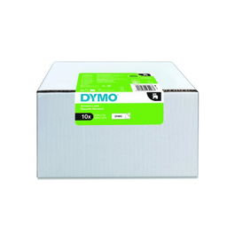 Cinta De Rotular Dymo Lm D1 7M 9Mm Negro Sobre Blanco Pack De 10