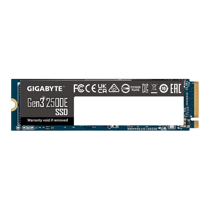 Gigabyte Gen3 2500E SSD 500GB PCIe 3.0x4 NVMe 1.3 M.2 Gigabyte Gen3 2500E SSD 500GB PCIe 3.0x4 NVMe 1.3 M.2