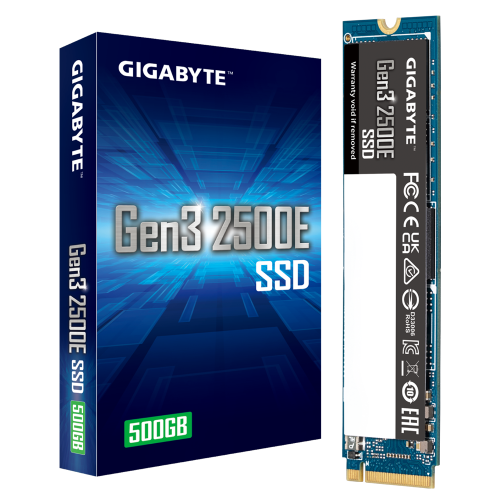 Gigabyte Gen3 2500E M.2 2280 SSD 500GB PCIe 3.0x4 NVMe1.3