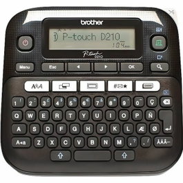 Brother PT-D210 Impresora de etiquetas portátil Monocromo con teclado AZERTY