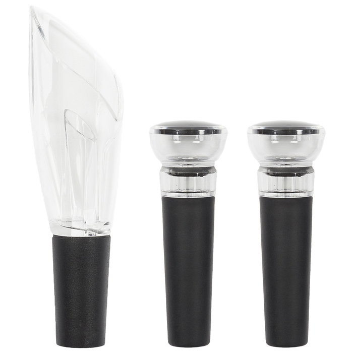Cook Concept Pour Lui Kit 5 Piezas Vino Sacacorchos Electrónico Tapón Vertedor Tapones Vacío Descapsulador para Amantes del Vino