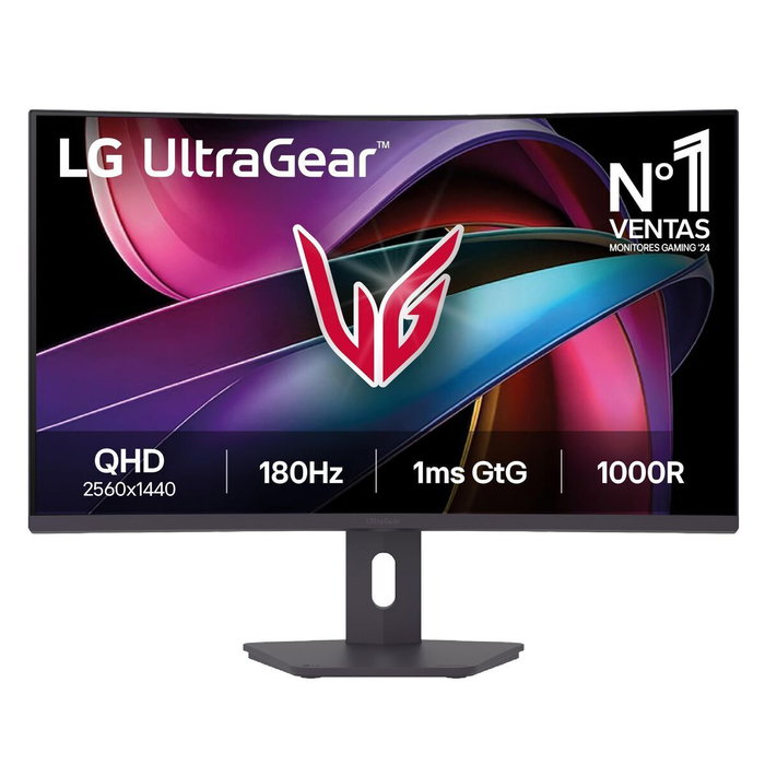 LG 32G600A-B UltraGear Monitor Gaming Curvo 32 pulgadas QHD 180Hz VA 1ms HDR10 Negro LG 32G600A-B UltraGear Monitor Gaming Curvo 32 pulgadas QHD 180Hz VA 1ms HDR10 Negro