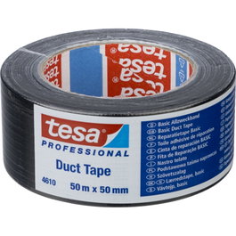 Tesa Duct Tape 50 m x 50 mm negro 04610