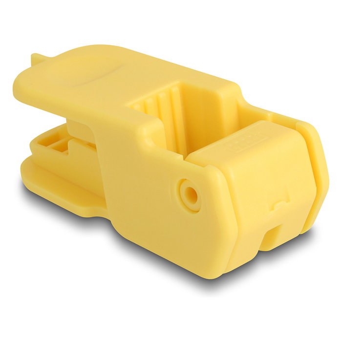 DeLOCK Alicates paralelos de red para enchufes de montaje in situ, herramienta de prensado RJ-45, color amarillo, material GFRP