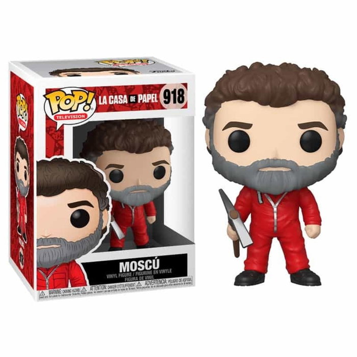 Funko Pop La Casa de Papel - Moscú - Figura de Vinilo 9 cm - Número 297 Funko Pop La Casa de Papel - Moscú - Figura de Vinilo 9 cm - Número 297