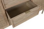 DKD Home Decor Buffet de Abeto y Ratán Ratan Moref 136x38x80